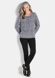 Jersey shirt met grafische print thumbnail 2