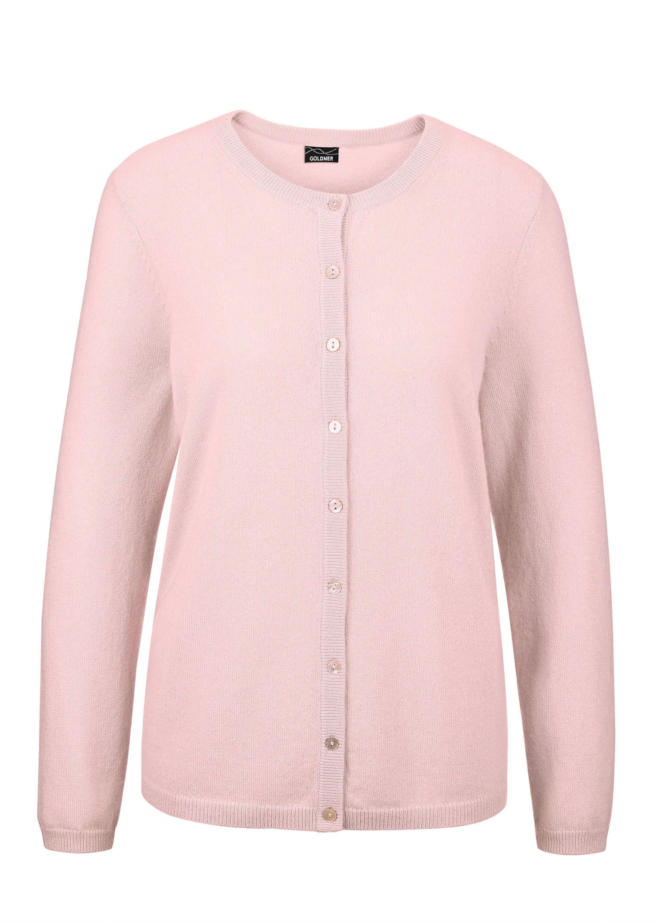 Tricot jasje van kasjmier met ronde hals