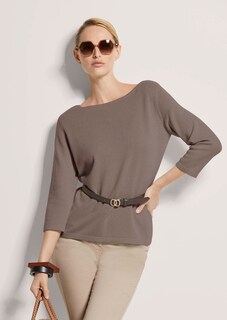 Kaschmirpullover mit U-Boot-Ausschnitt thumbnail 4