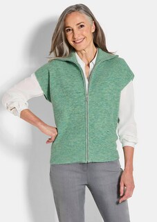 Gilet en tricot avec fermeture zippée thumbnail 1