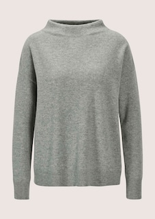Kaschmir-Pullover mit Stehkragen thumbnail 6