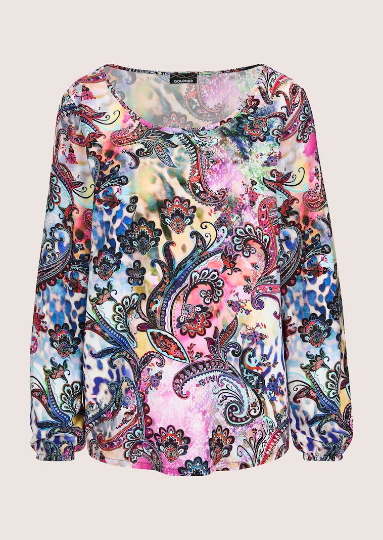 Blouse met paisleymotief