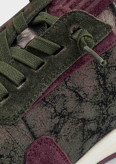 Sneakers en cuir, avec imprimé pelliculé thumbnail 3