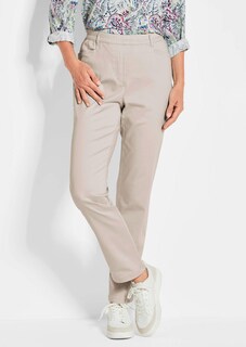 Broek LOUISA met elastische tailleband, van katoen-satijn thumbnail 1