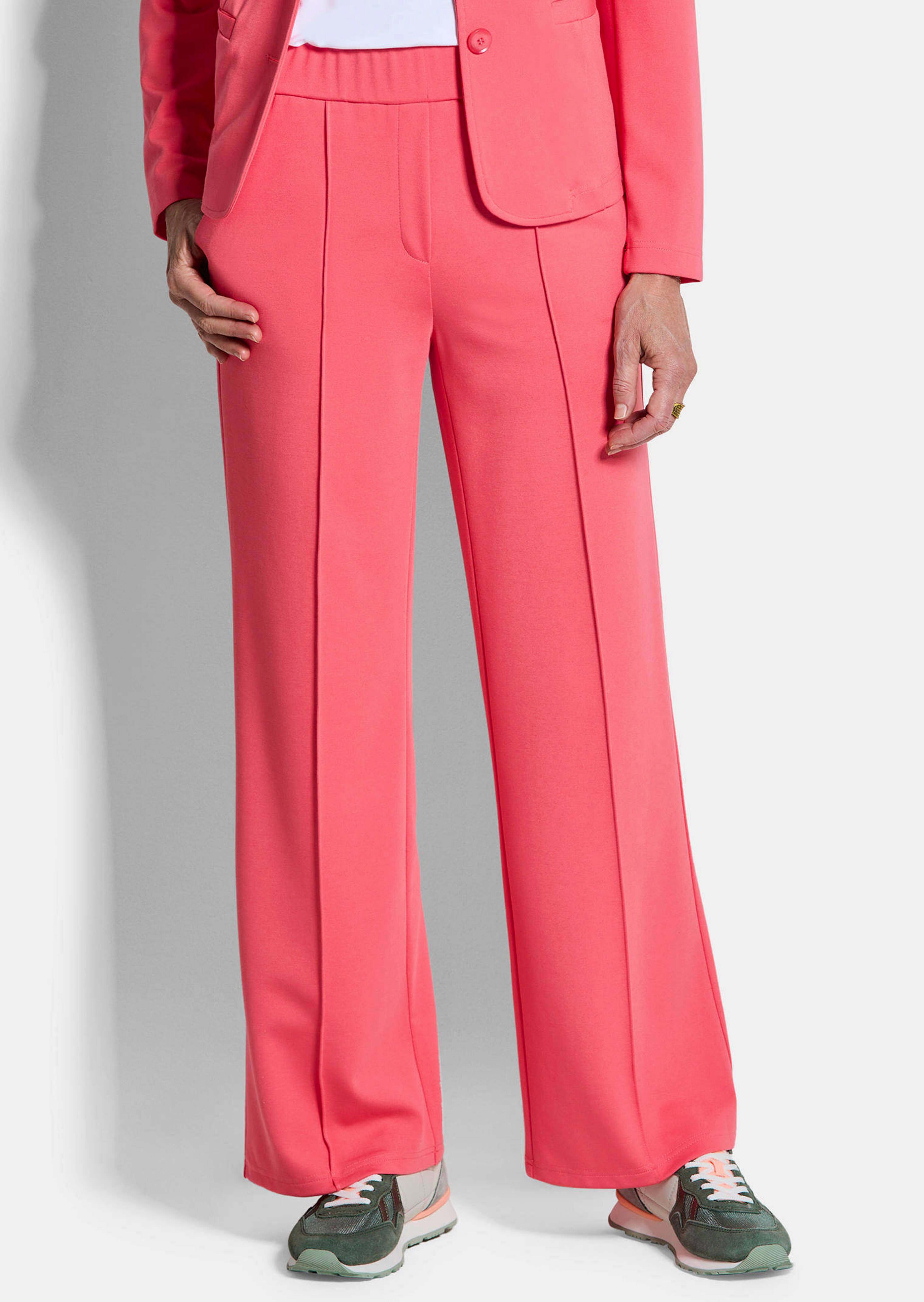 Pantalon en jersey VERA avec nervures