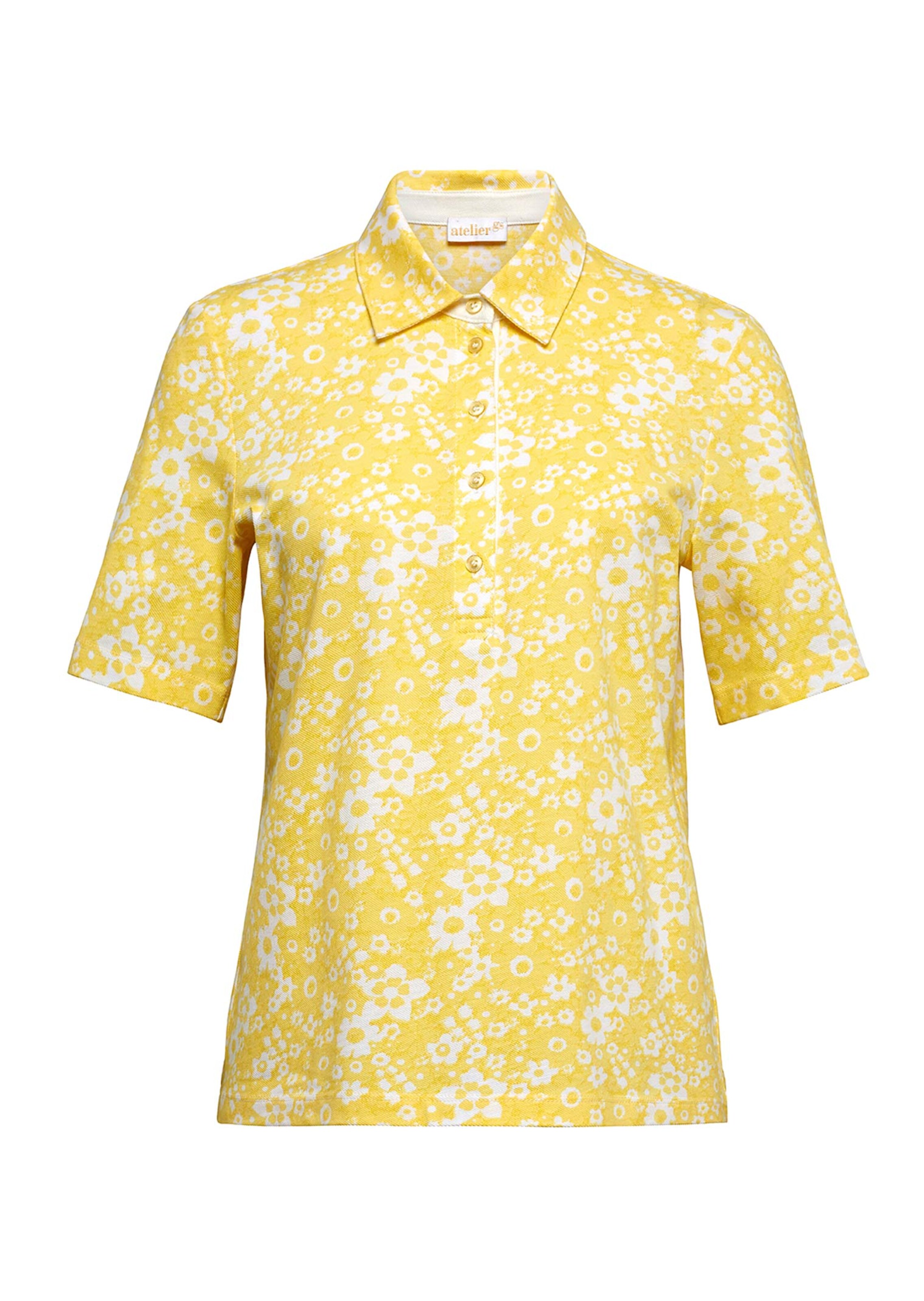 Pikee-Druckpoloshirt