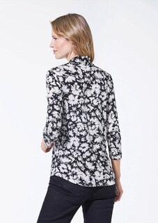 Bequeme Jersey-Bluse mit Blumenmuster thumbnail 3