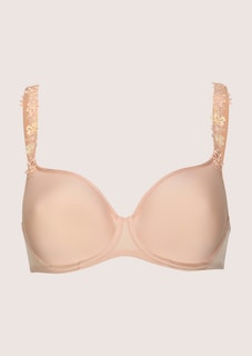Underwired bra with floral lace thumbnail 4