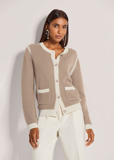 Gilet en maille torsadée avec détails raffinés thumbnail 2