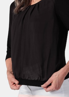 Élégant T-shirt aspect chemisier thumbnail 6