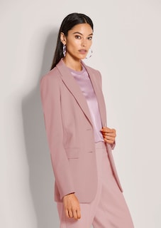Blazer mit Reverskragen in leicht verlängerter Form thumbnail 2