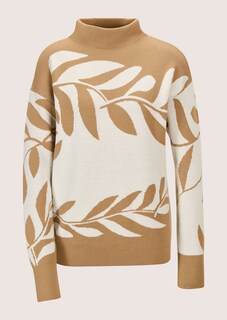 Jacquard-Pullover mit floralem Muster thumbnail 7