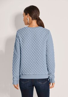 Sweatshirt mit Cloqué-Struktur thumbnail 4