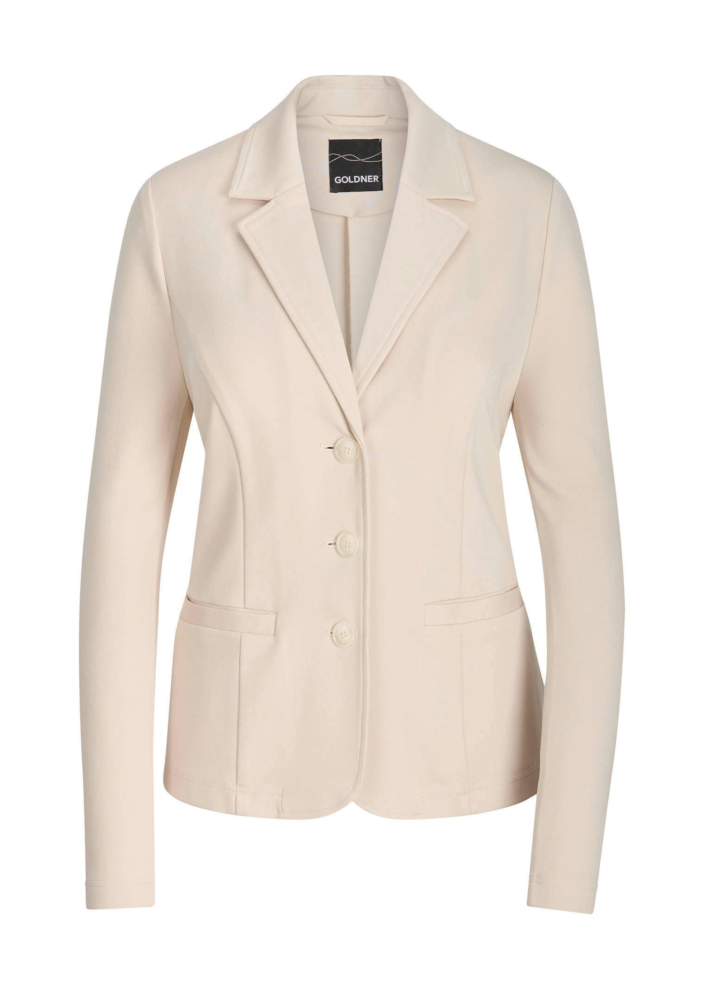 Jersey blazer met reverskraag