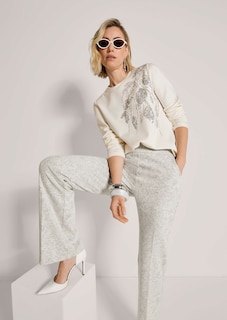 Sweatshirt with sequin embroidery thumbnail 5