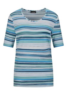 Jersey-Shirt mit Streifen thumbnail 4