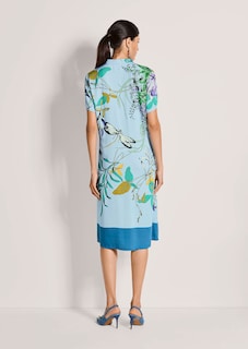 Robe à imprimé floral avec petit col montant thumbnail 4