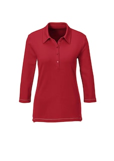 Basic poloshirt met borduursel van puur katoen thumbnail 6
