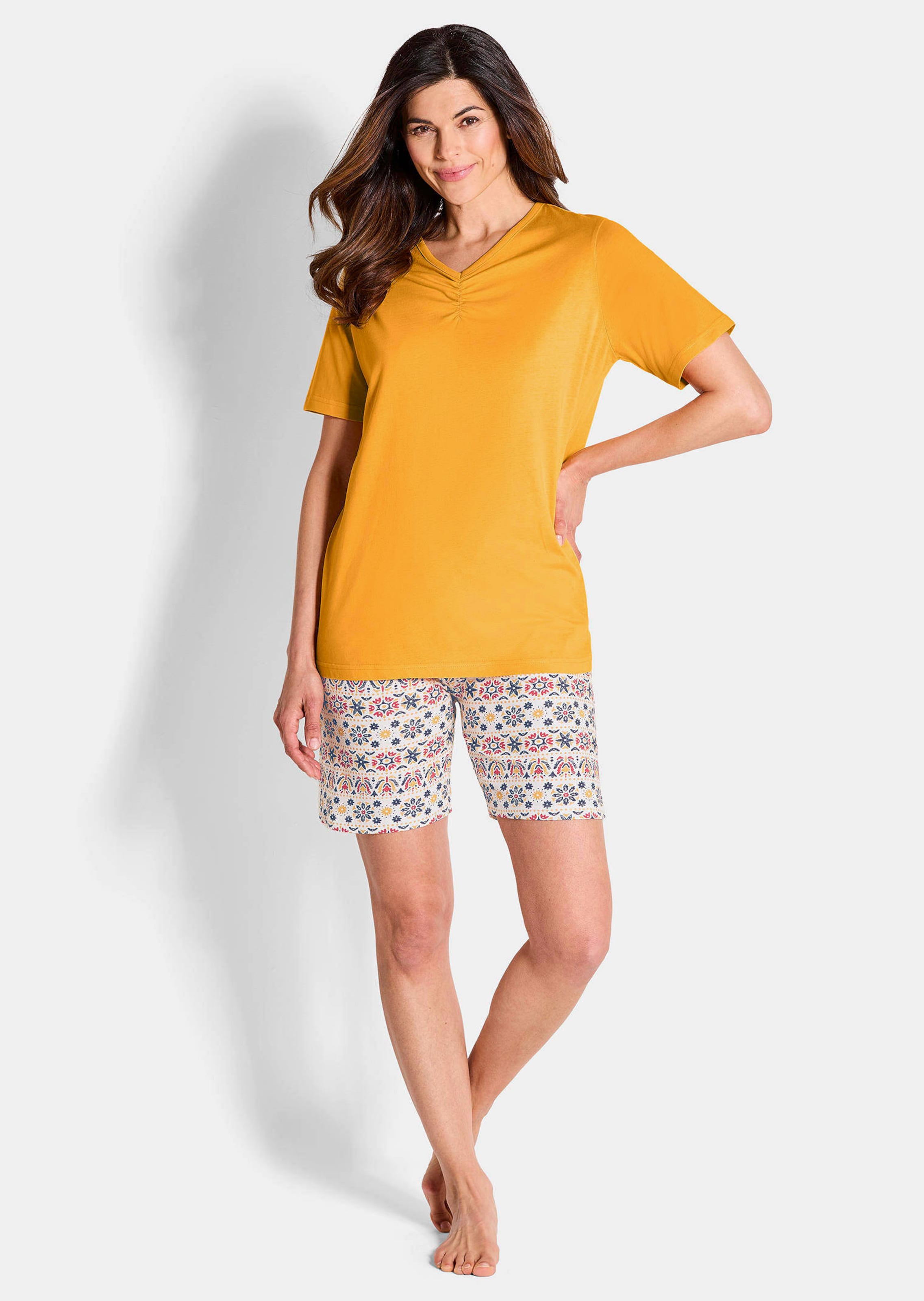 Shorty-Set aus Baumwolle
