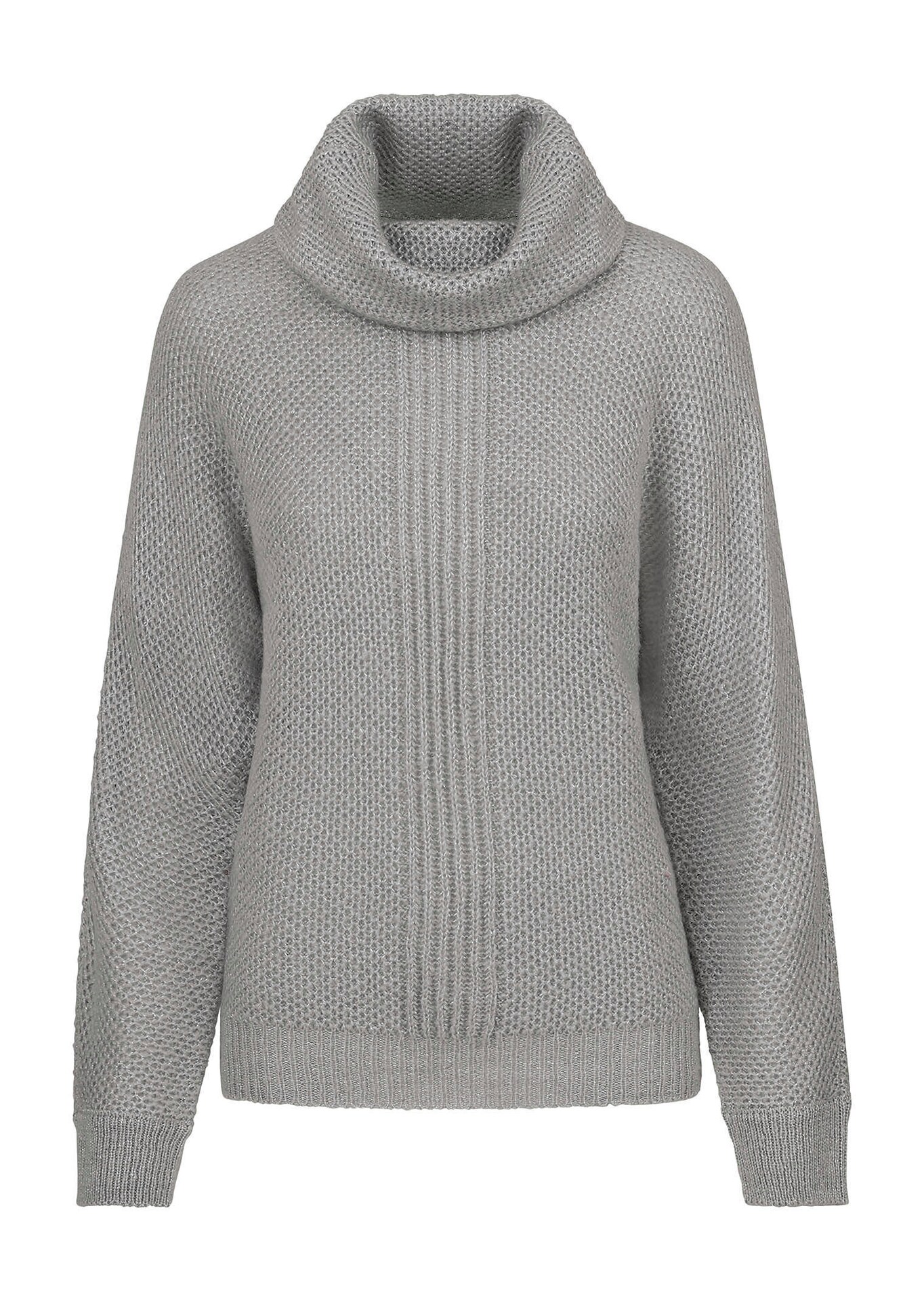 Strickpullover mit großzügigem Rollkragen