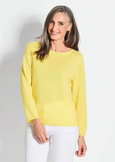 Kaschmirpullover mit U-Boot Ausschnitt thumbnail 1
