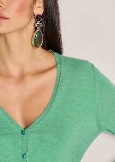 Feinstrick-Cardigan mit Modal thumbnail 5