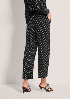 Cropped polka dot trousers thumbnail 4