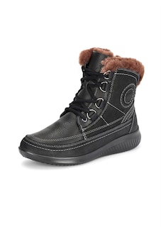 Bottines en cuir et peau d'agneau thumbnail 7