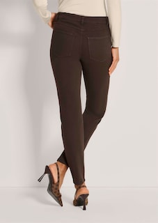 Schmal zulaufende Jeans mit Formbund thumbnail 4