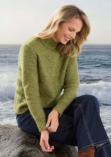 Tricot pullover in bouclé-look thumbnail 7