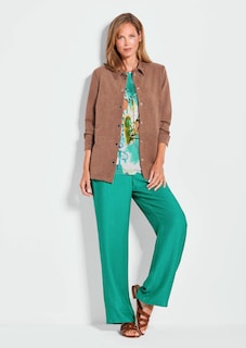 Hemdjacke in weicher Velourslederoptik thumbnail 2