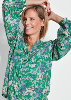 Bluse mit weiten Ärmeln & Paisley-Muster thumbnail 4