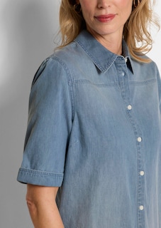 Robe aspect jean, en pur coton thumbnail 5