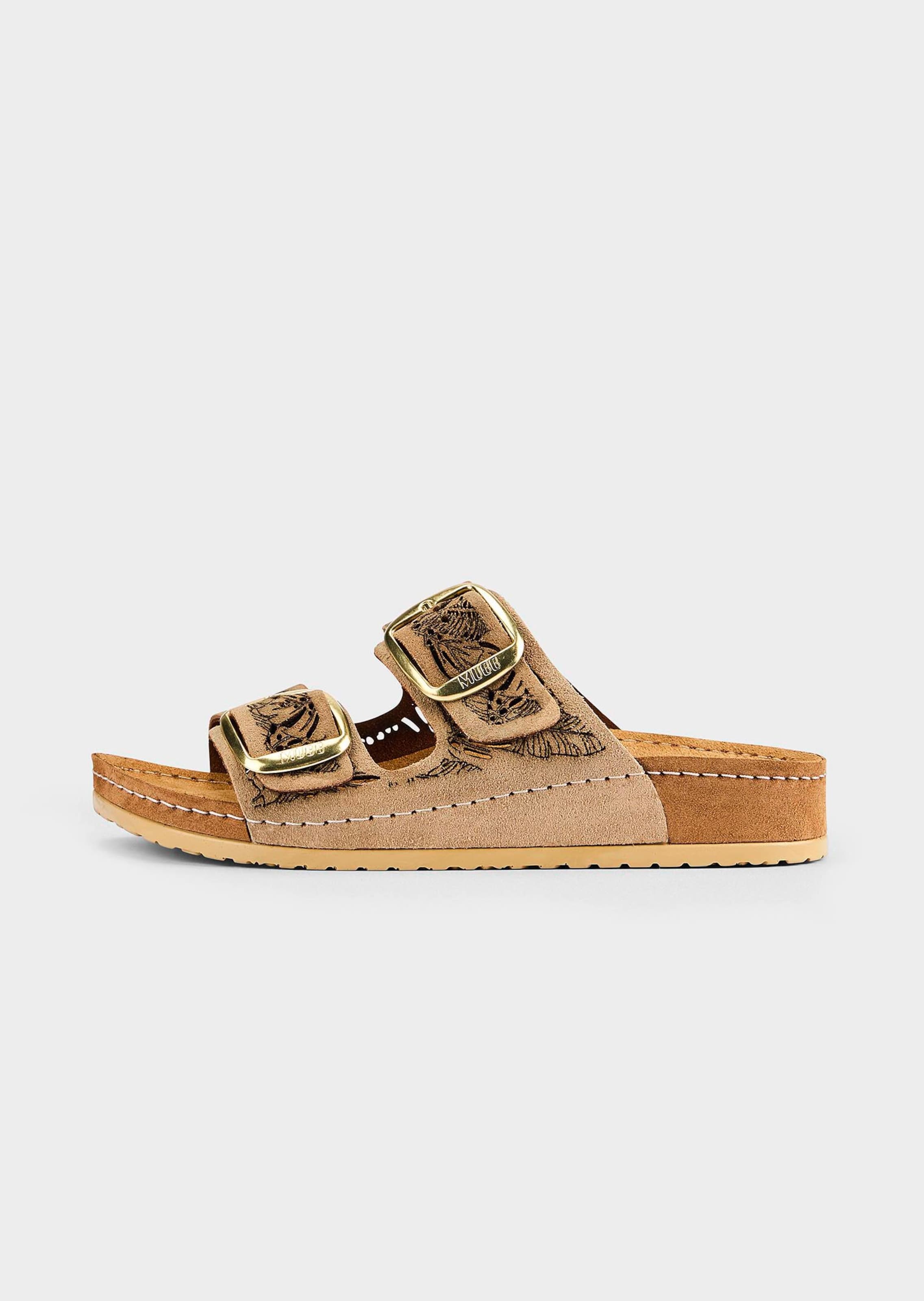Mules en cuir véritable