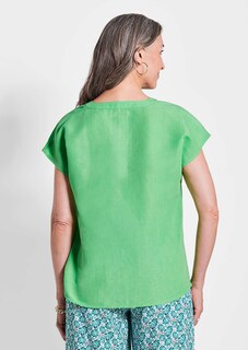 Blouse en coton et lin thumbnail 3
