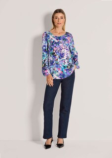 Bluse mit Blumenprint thumbnail 2