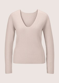 Pull en cachemire à col en V thumbnail 7