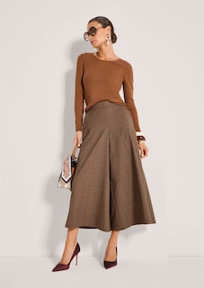 Gerippter Feinstrick-Pullover aus Schurwolle thumbnail 5