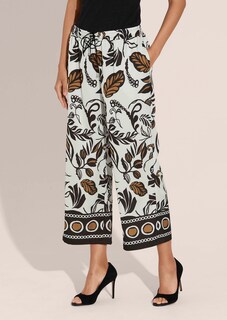 Weite Schlupf-Hose mit Unikat-Print thumbnail 2