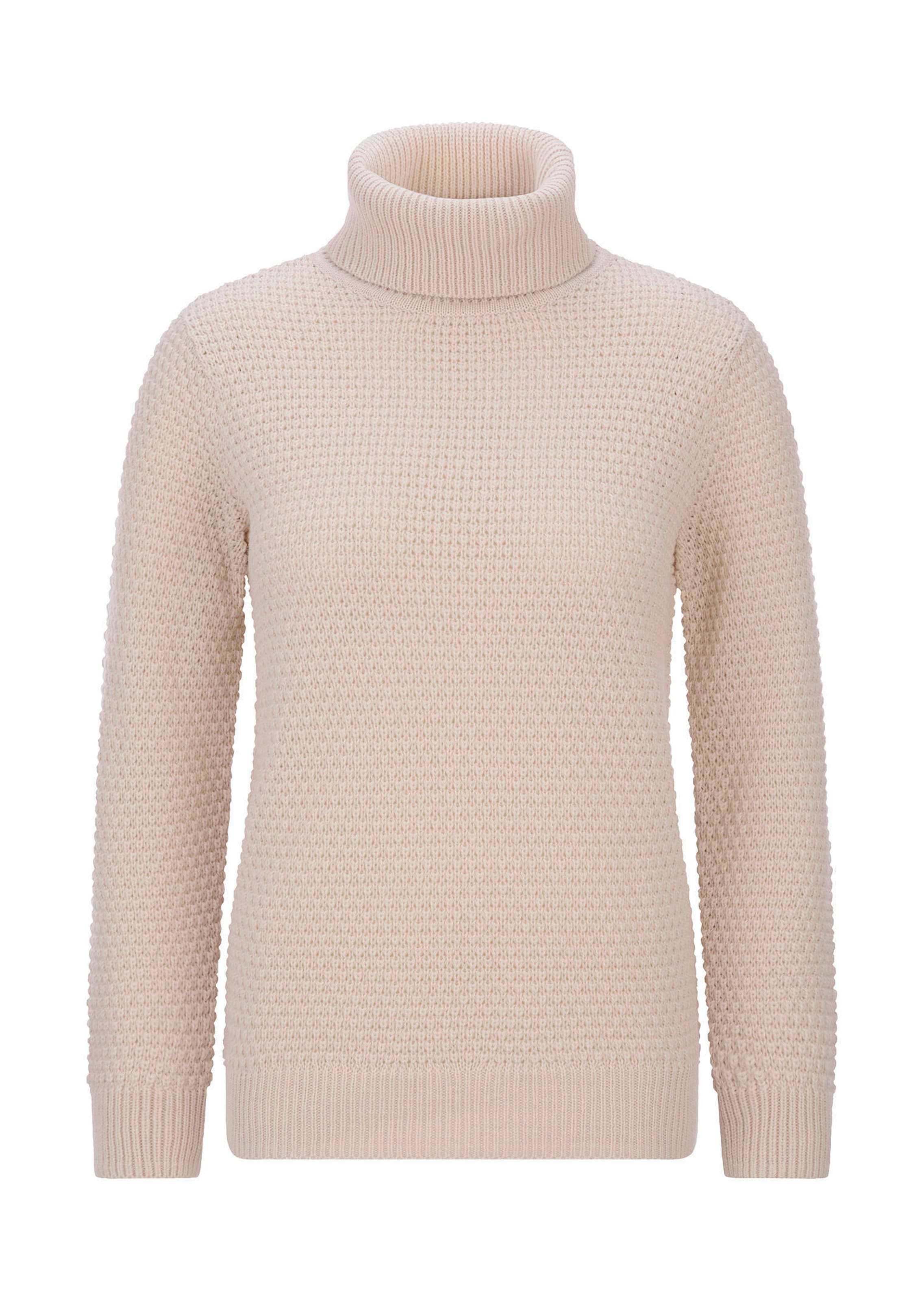 Warme tricot pullover met col