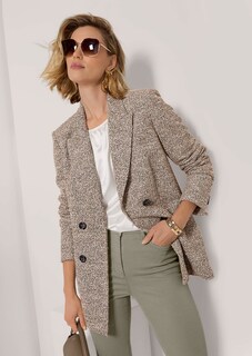 Langer Blazer mit Glanz-Effekt thumbnail 5