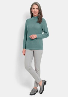 Feiner Strickpullover mit Stehkragen thumbnail 2