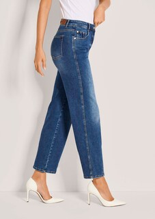Verkürzte Barrel-Jeans thumbnail 5
