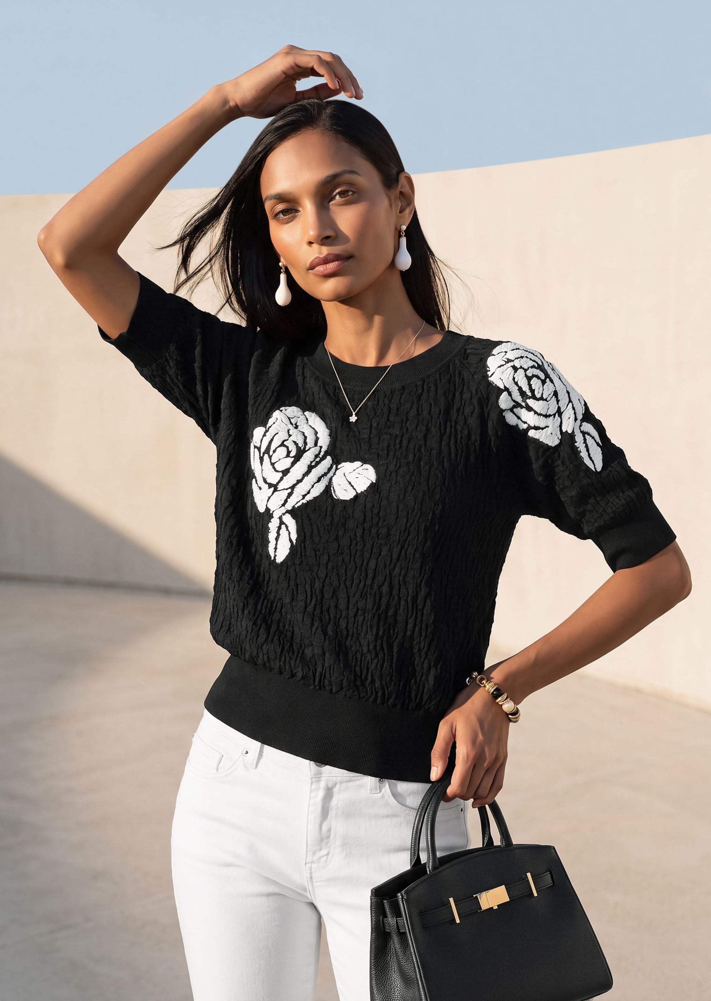 Pull. Pur coton