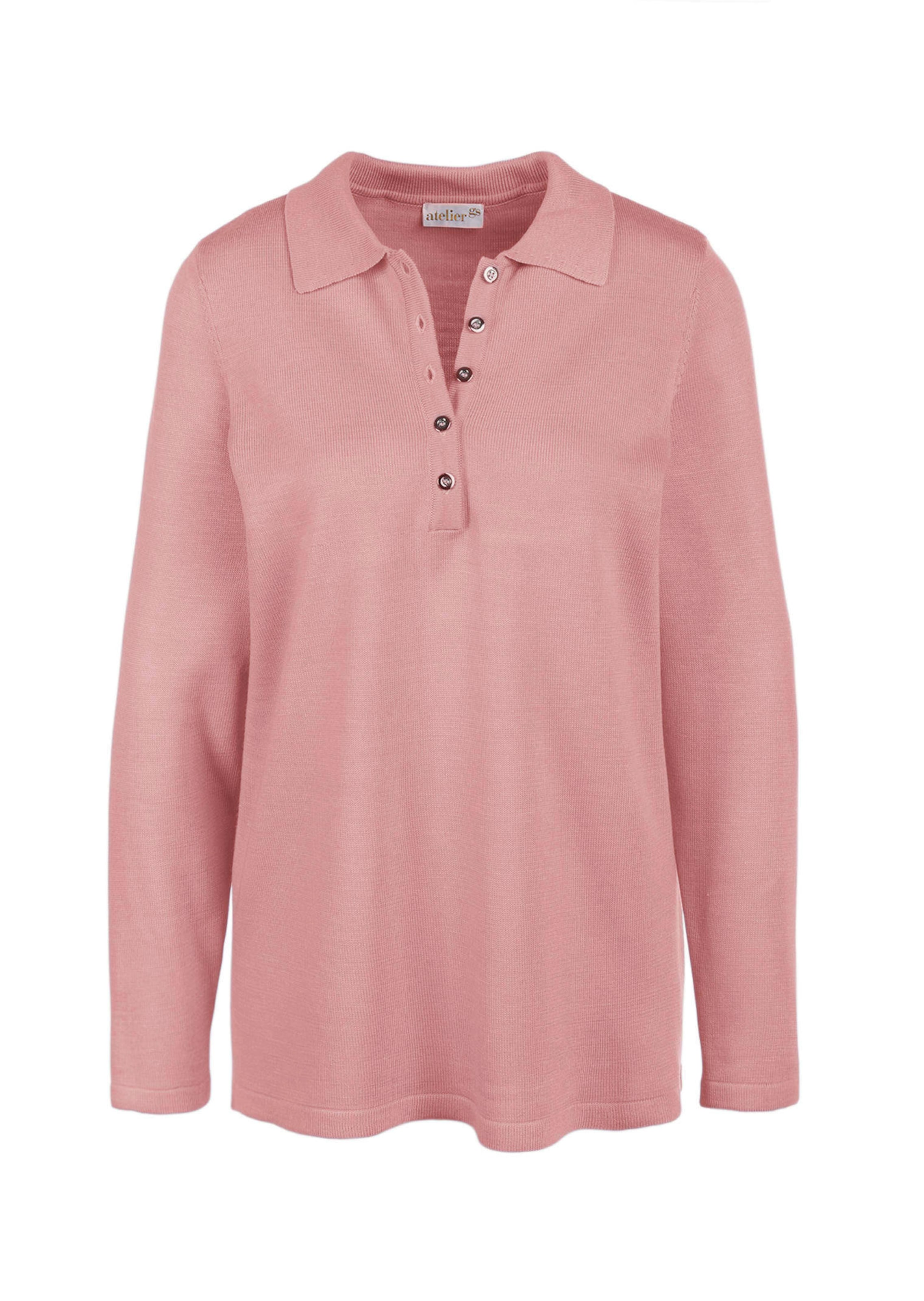 Pull sobre avec col polo