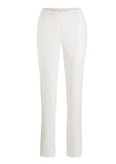 Pantalon LOUISA à taille élastique en coton satiné thumbnail 6