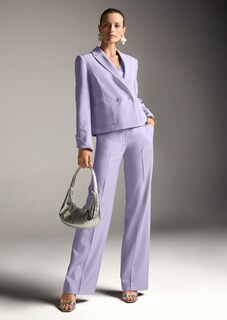 Kastiger Blazer in verkürzter Form thumbnail 1