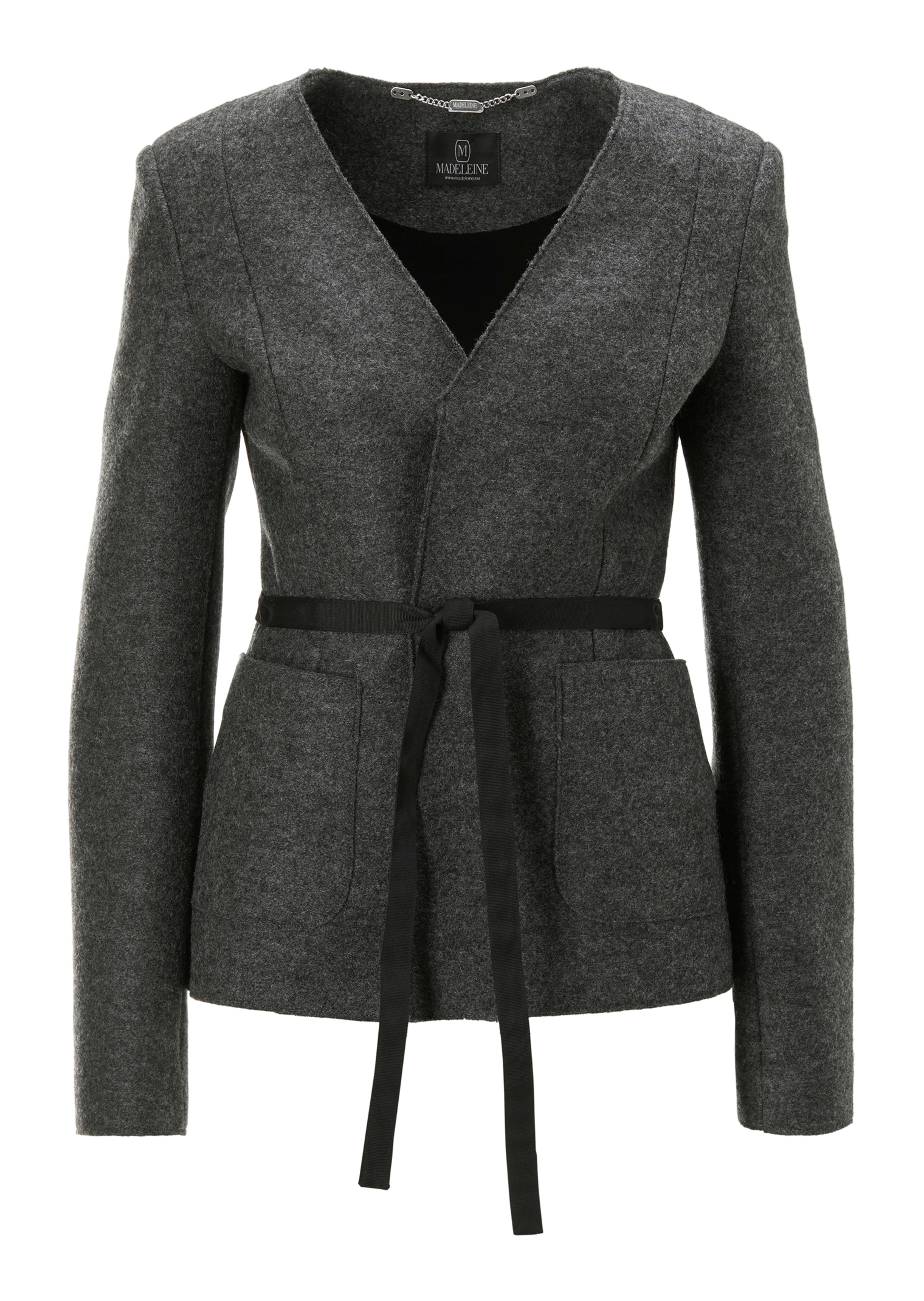 Jacke aus gekochter Wolle