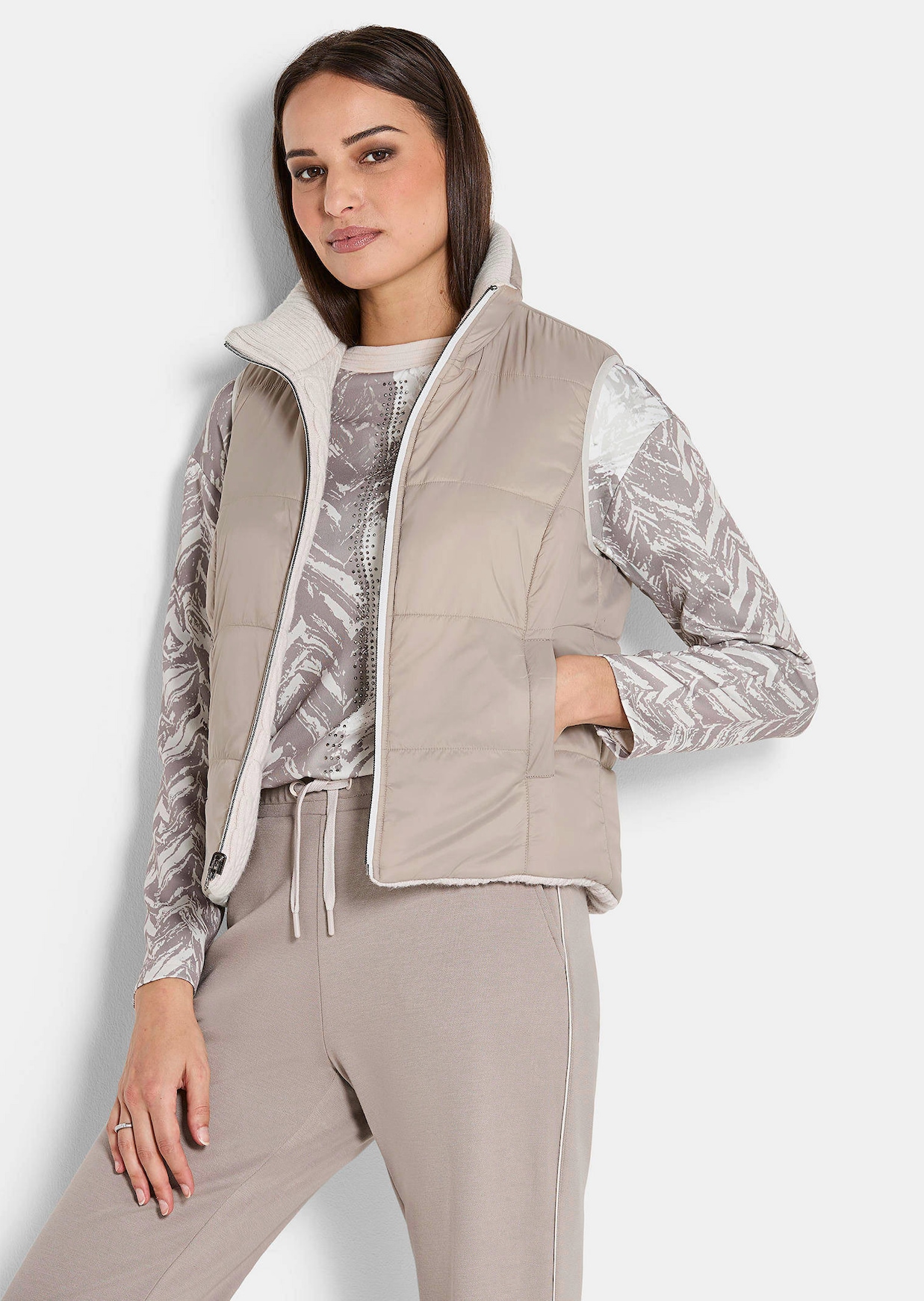 Gilet chaud réversible