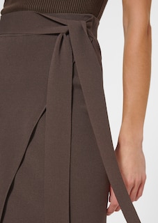 Wrap skirt with tie ribbon thumbnail 6